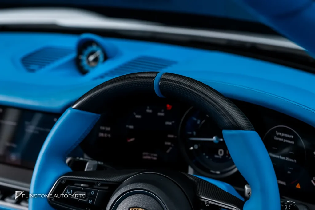 Porsche 992 พวงมาลัย ฝาครอบปุ่ม