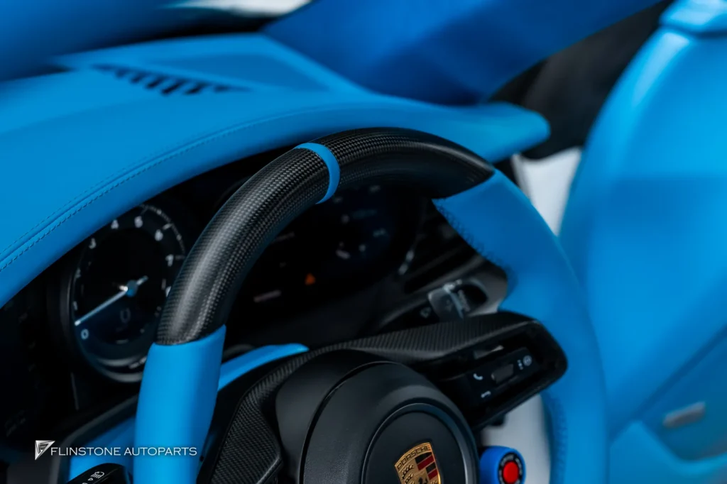 Porsche 992 พวงมาลัย ฝาครอบปุ่ม