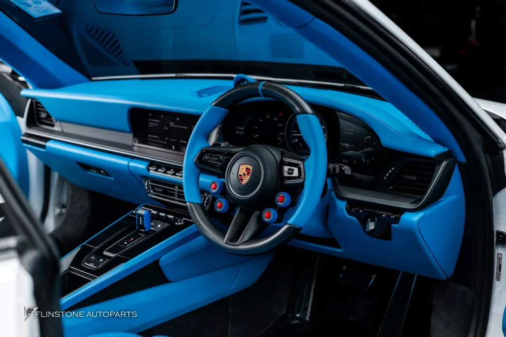 Porsche 992 พวงมาลัย ฝาครอบปุ่ม