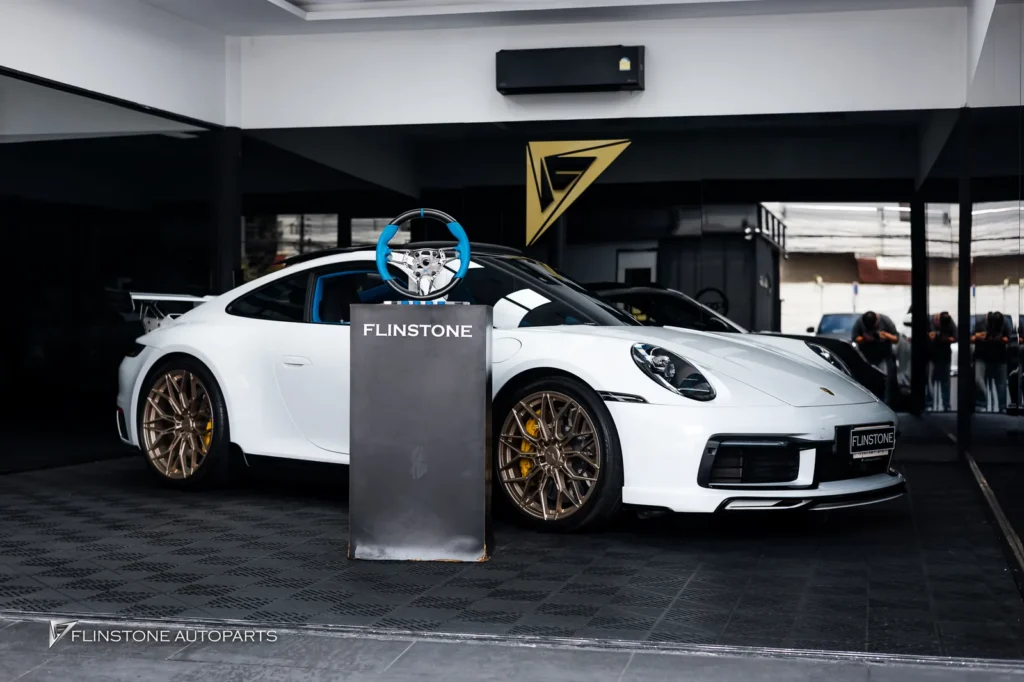 Porsche 992 พวงมาลัย ฝาครอบปุ่ม