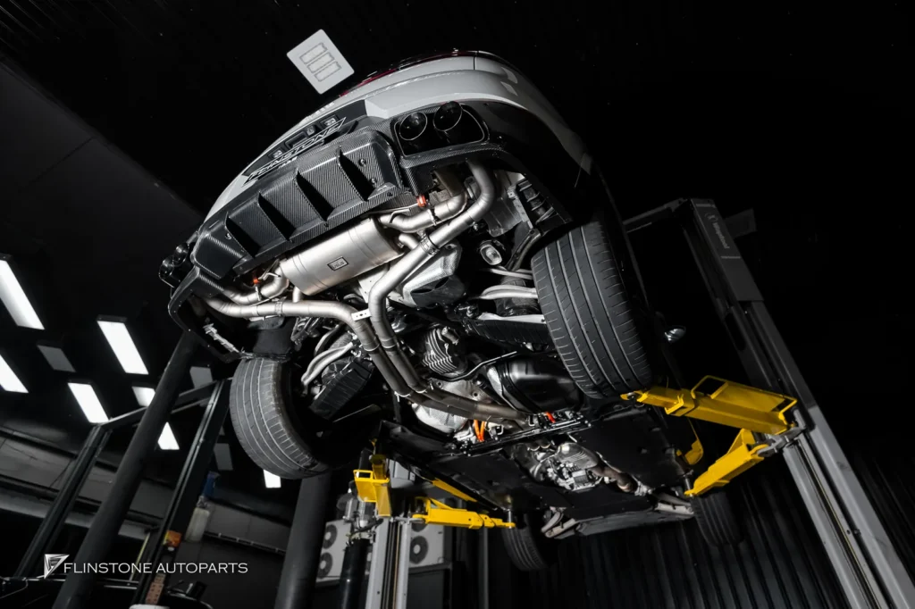 Porsche Cayenne ลิ้นหน้า ดิฟฟิวเซอร์ สเกิร์ต ท่อ USUS
