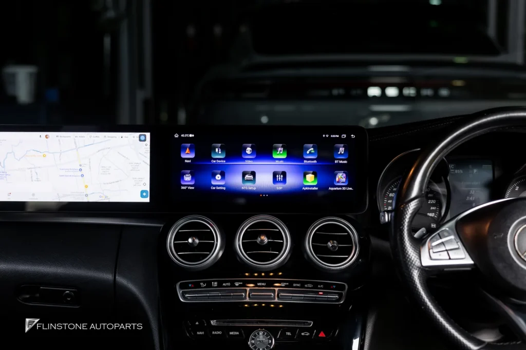 Mercedes-Benz W205 จอ Android จอยาว