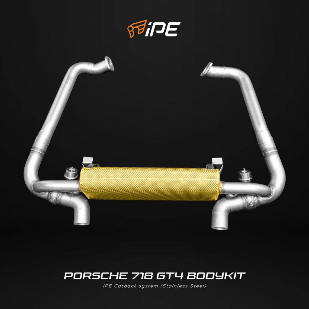iPE Innotech Porsche 718 Cayman / Boxster 2.5T (982) *With 718 GT4 Bodykit* Exhaust System