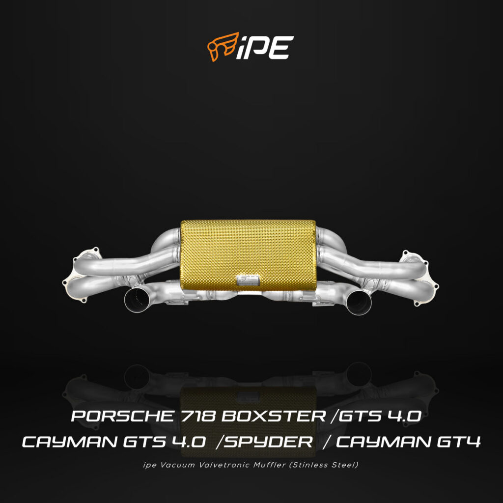 ท่อไอเสีย iPE Porsche 718 GTS 4.0 / 718 Cayman GT4 / 718 Spyder