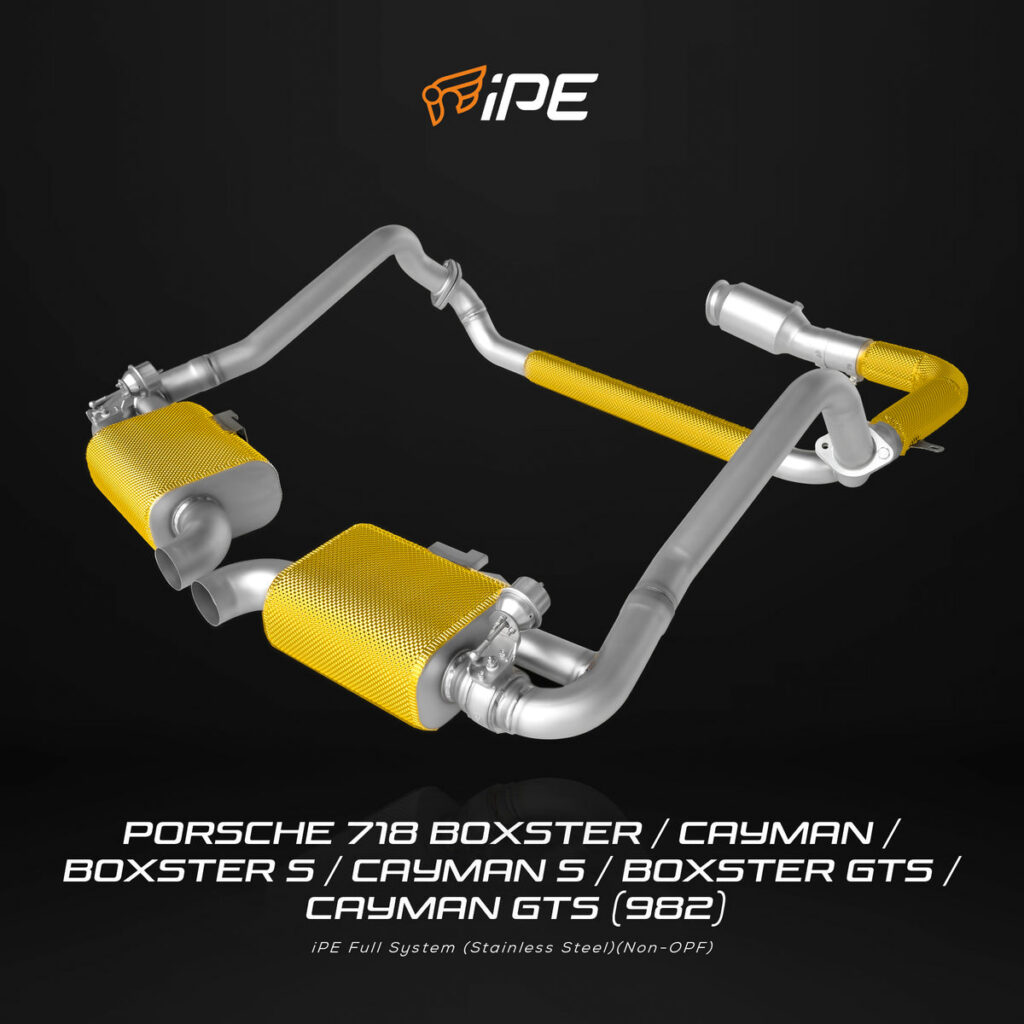 iPE Innotech Porsche 718 Boxster / Cayman / Boxster S / Cayman S / Boxster GTS / Cayman GTS (982) Exhaust System