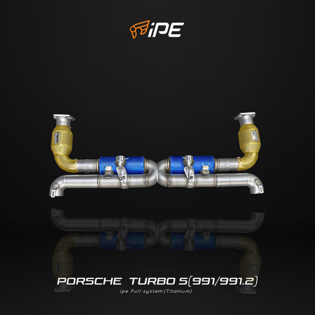 ท่อไอเสีย iPE Porsche 911 Turbo / Turbo S (991/991.2) (Titanium)