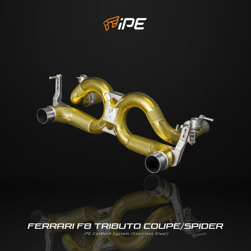 ท่อไอเสีย iPE Ferrari F8 Tributo Coupe / Spider