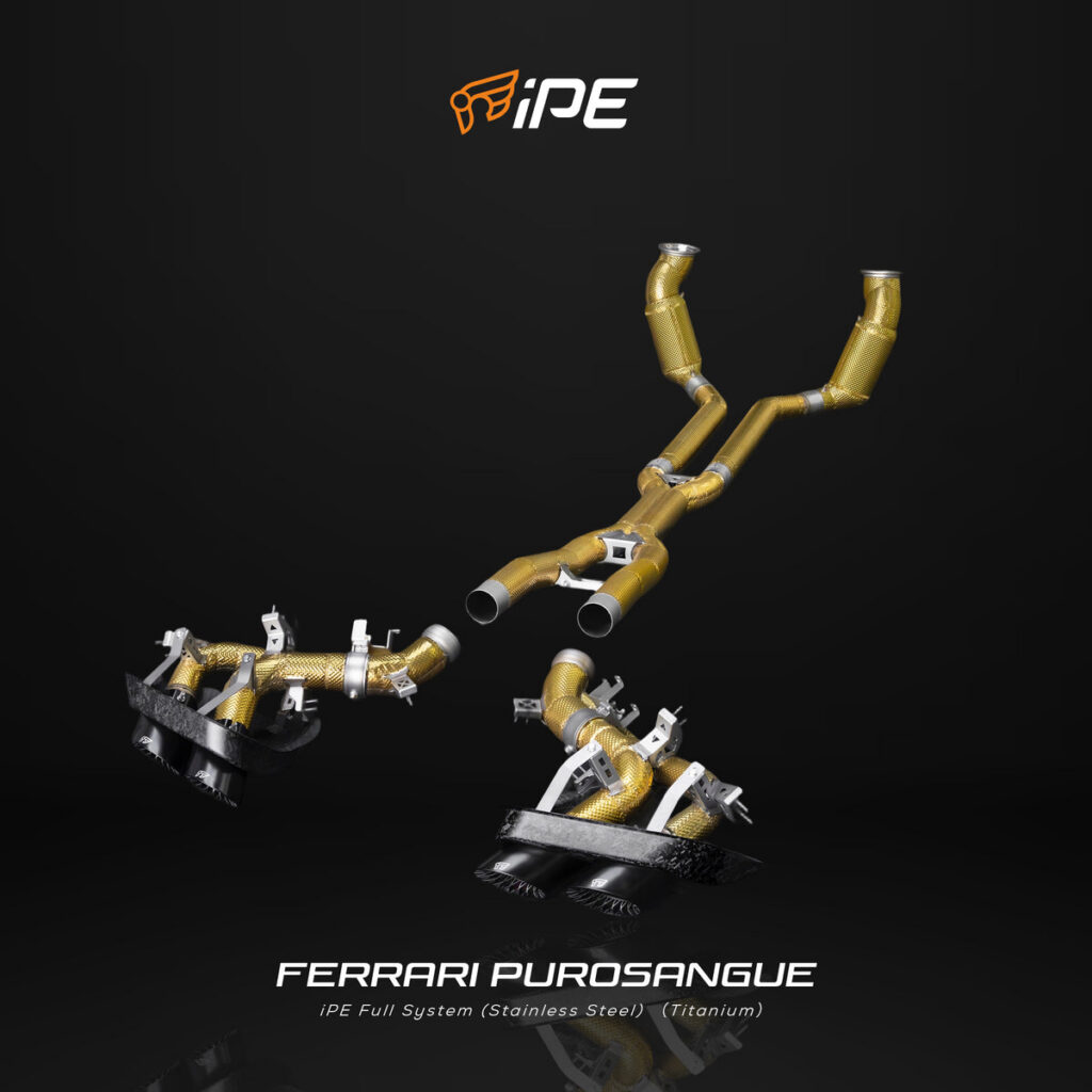 ท่อไอเสีย iPE Ferrari Purosangue (Titanium)