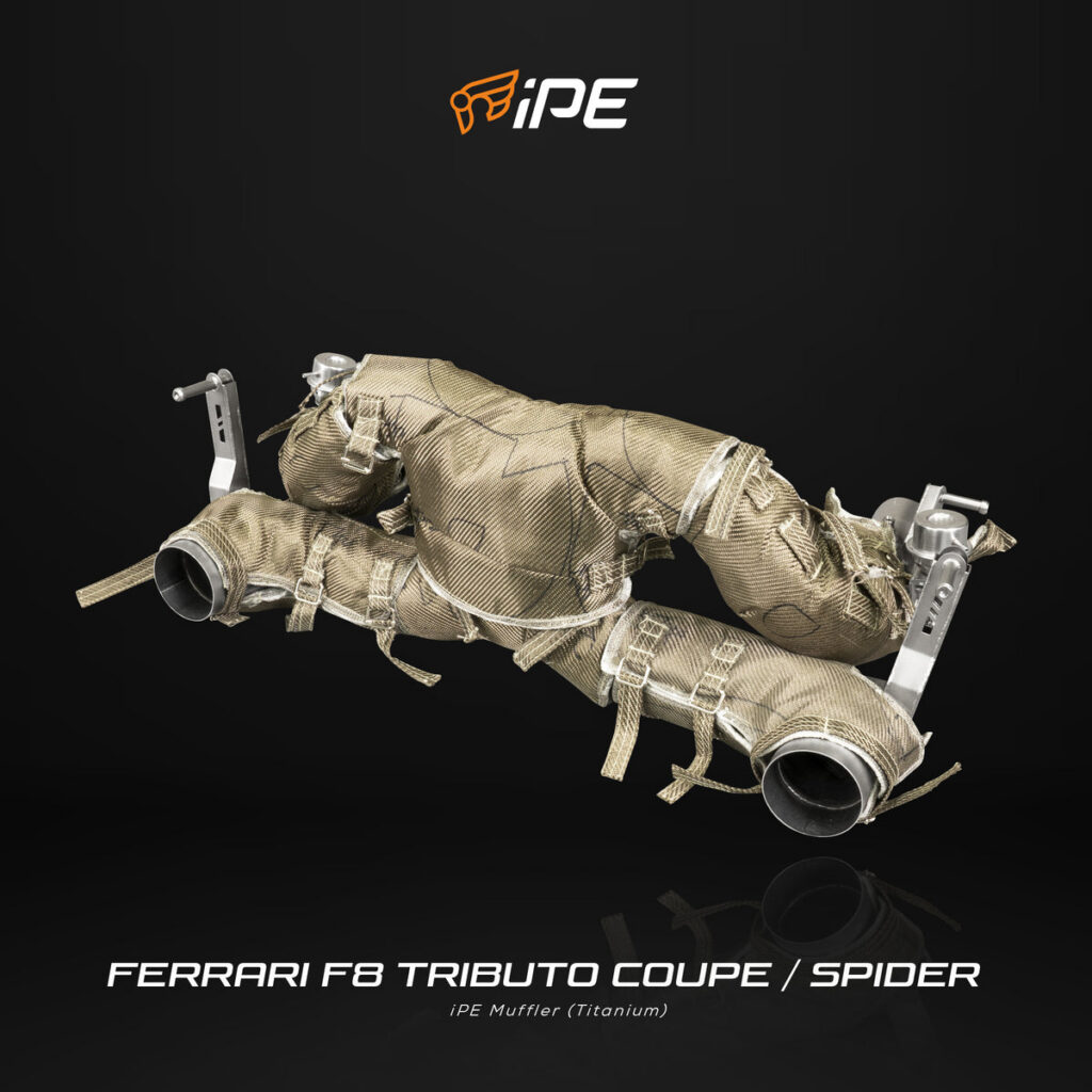 ท่อไอเสีย iPE Ferrari F8 Tributo Coupe / Spider (Titanium)