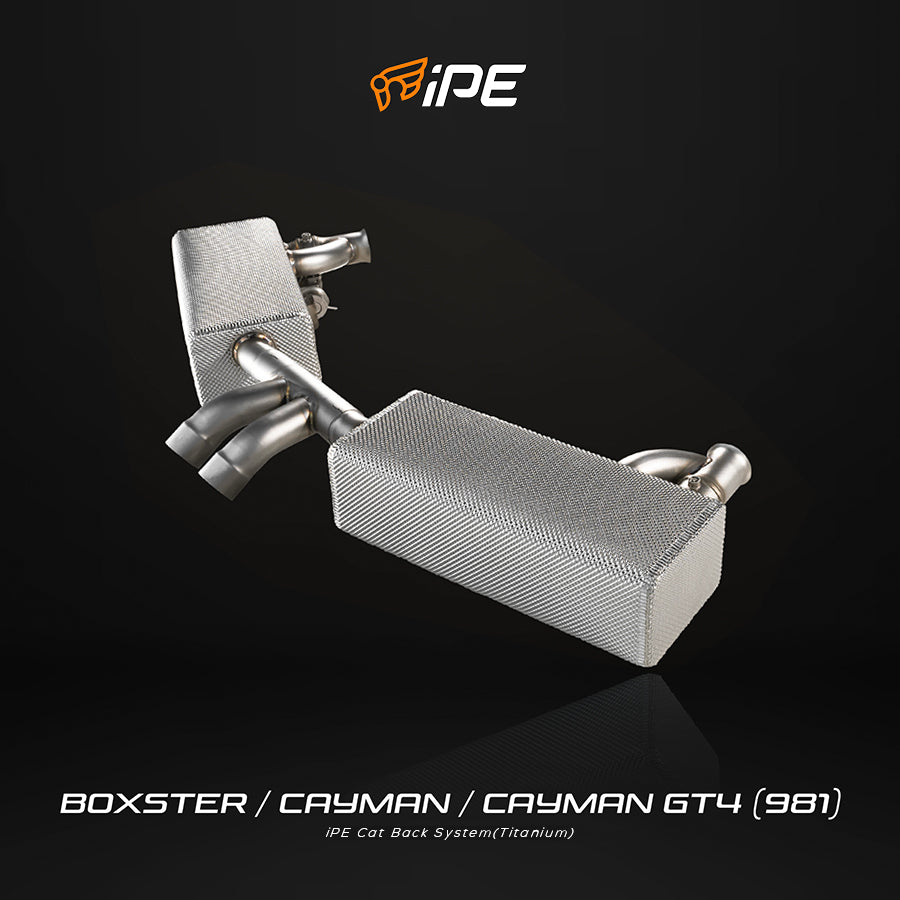 ท่อไอเสีย iPE Porsche Boxster / Cayman / Cayman GT4 (981) (Titanium)