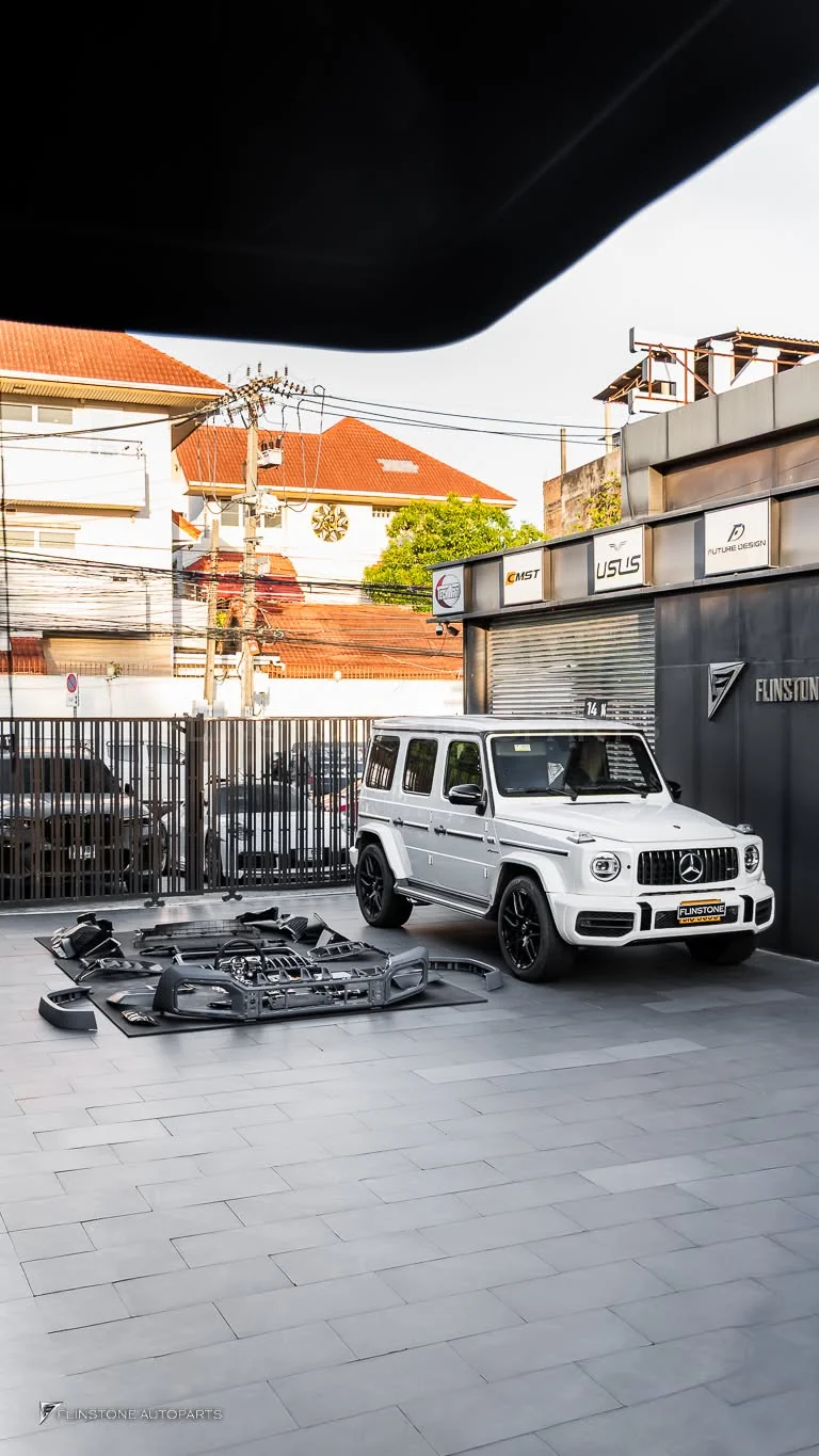 W464 G-Class เตรียมติดตั้งชุดแต่งอัปเกรดรอบคันทั้งภายนอกและภายใน G63 AMG ก่อน Facelift
