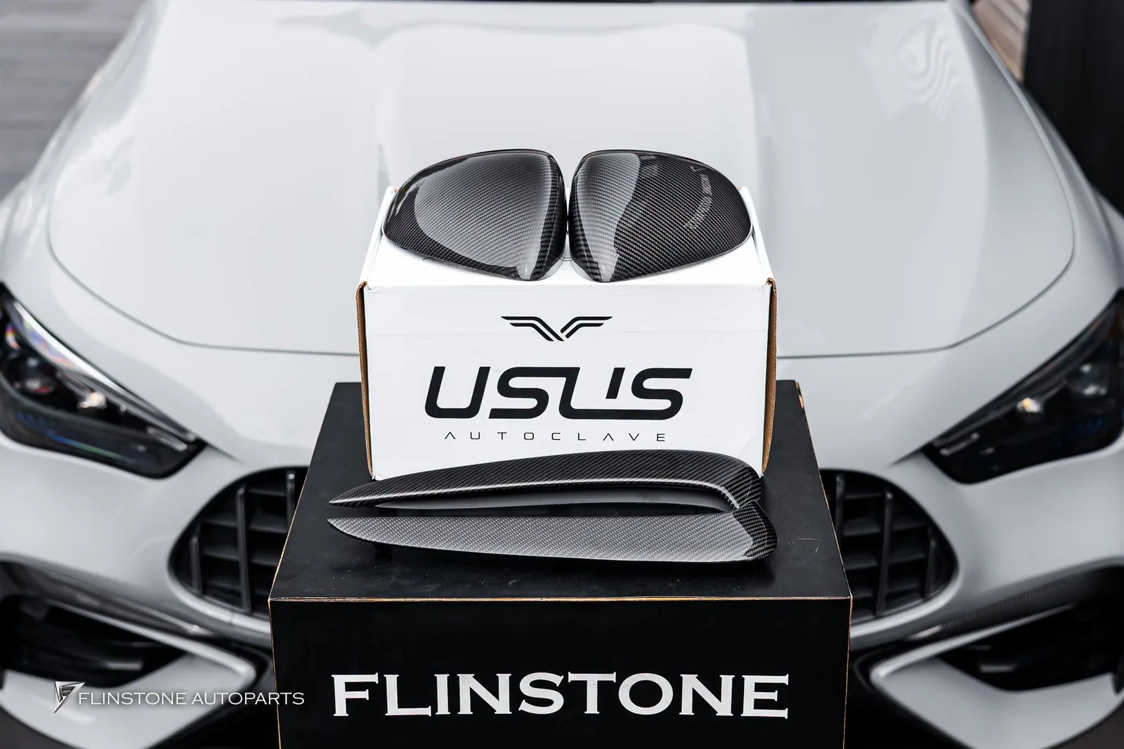 C236 CLE-Class Coupe CLE53 AMG เลือกติดตั้งกระจกมองข้าง USUS Autoclave