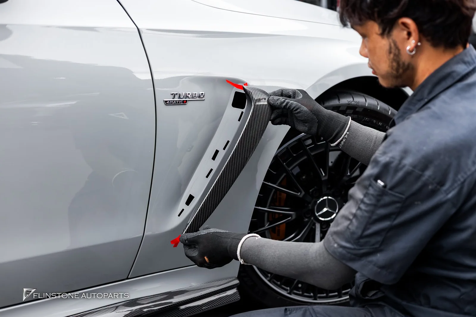 C236 CLE-Class Coupe CLE53 AMG เลือกติดตั้งกระจกมองข้าง USUS Autoclave