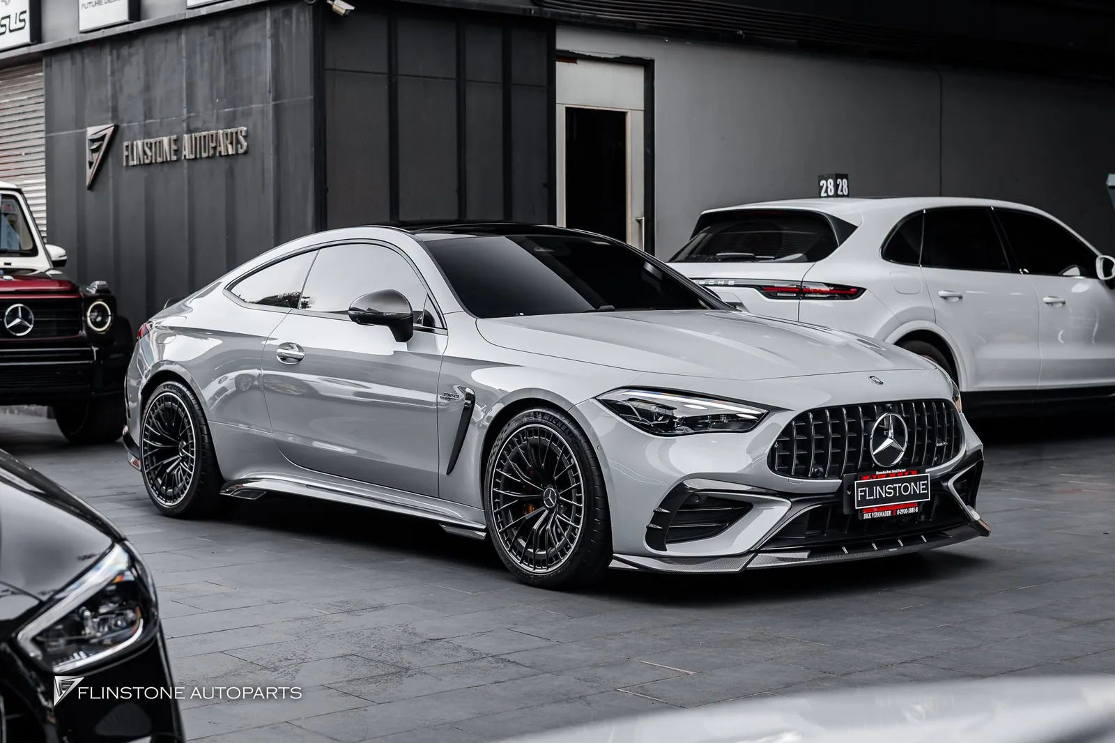 C236 CLE-Class Coupe CLE53 AMG เลือกติดตั้งกระจกมองข้าง USUS Autoclave