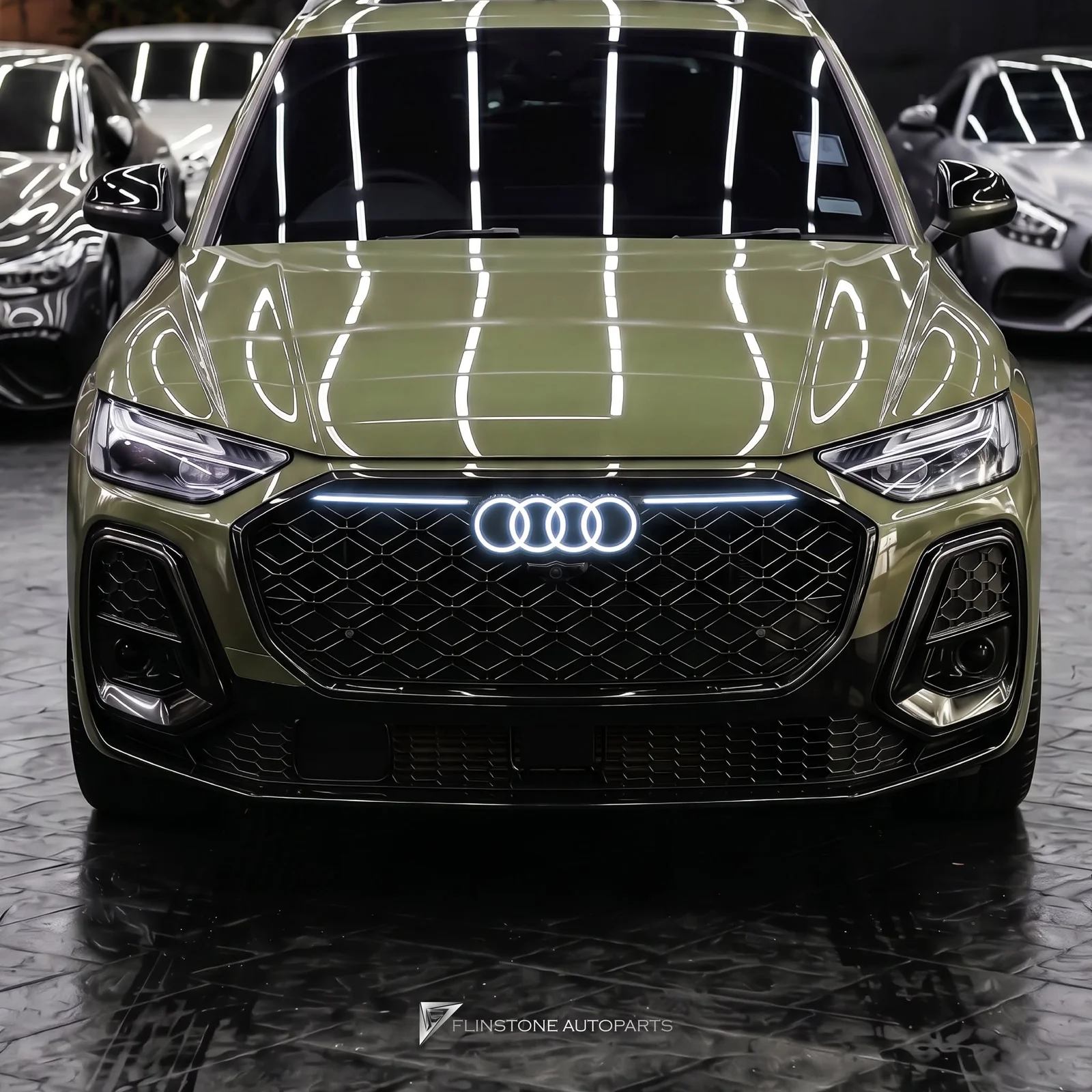 AUDI Q5 รถปี 2021-2025 สามารถเปลี่ยนกันชนหน้าสไตล์ใหม่ได้เป็นแบบปี 2026