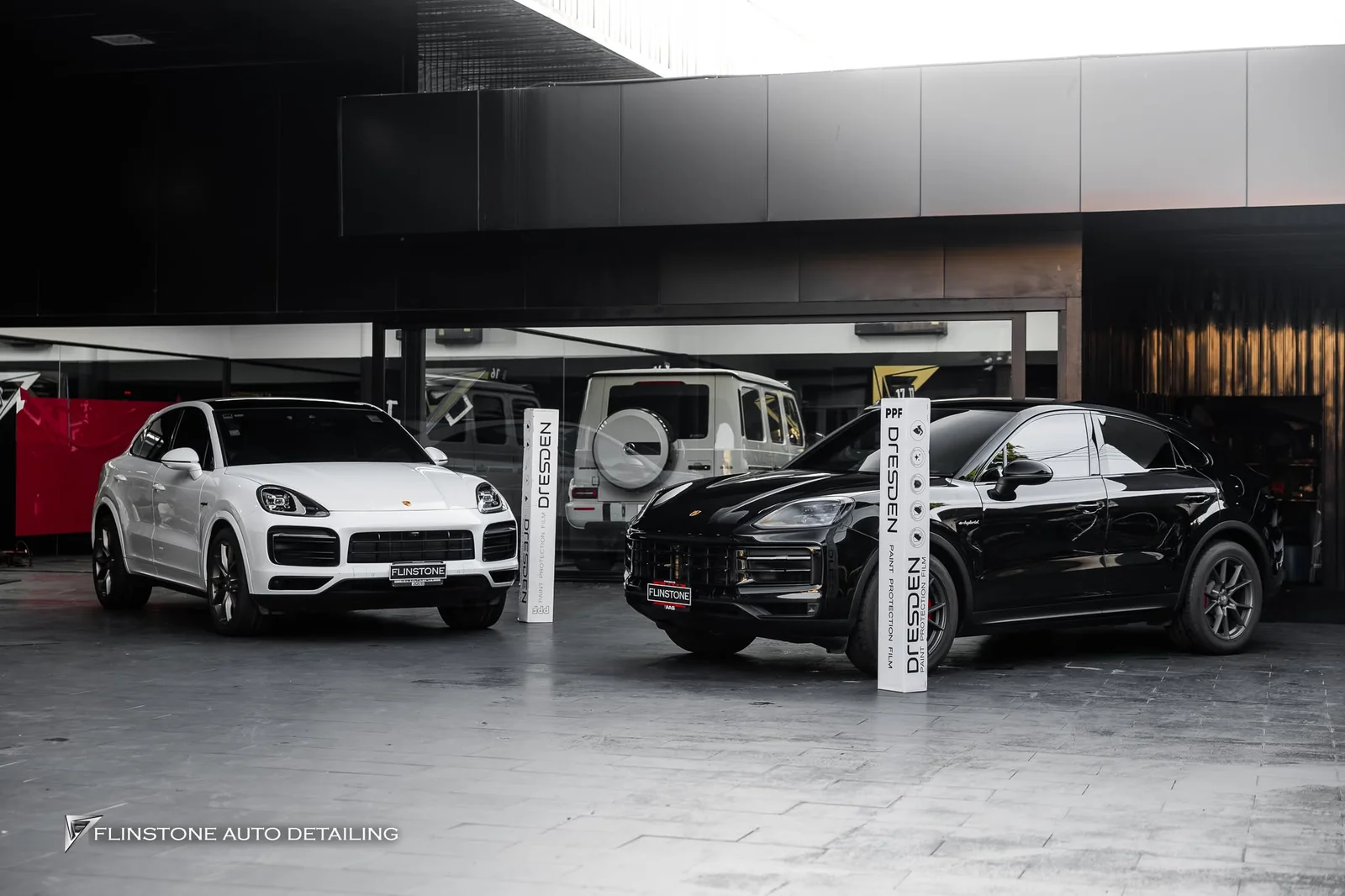 PORSCHE Cayenne 9Y0.1 and 9Y0.2 chose clear paint protection film from DRESDENPROTECTION