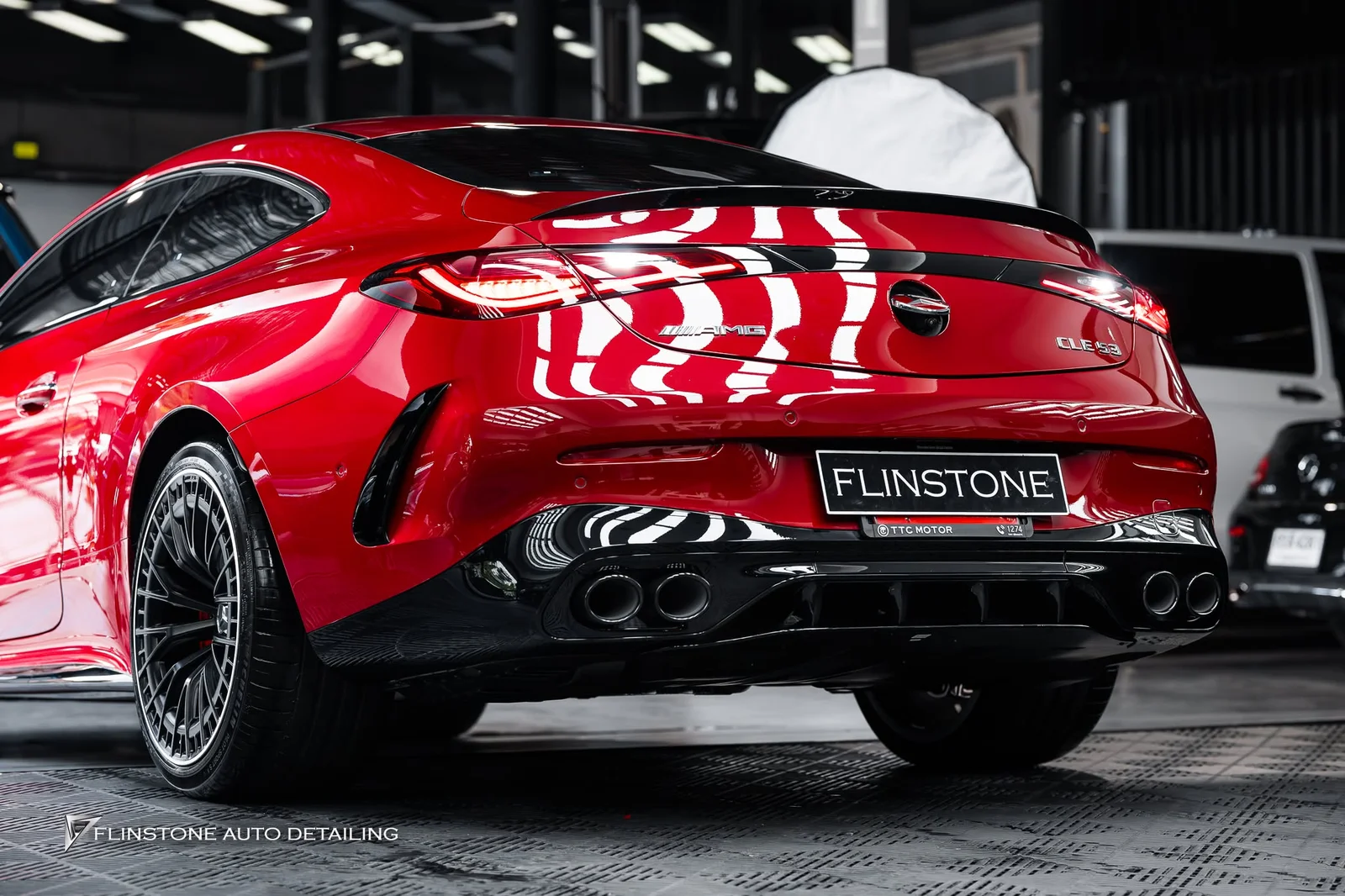 C236 CLE-Class Coupe Mercedes CLE53 AMG เลือกติดฟิล์มใสกันรอยจาก DRESDENPROTECTION