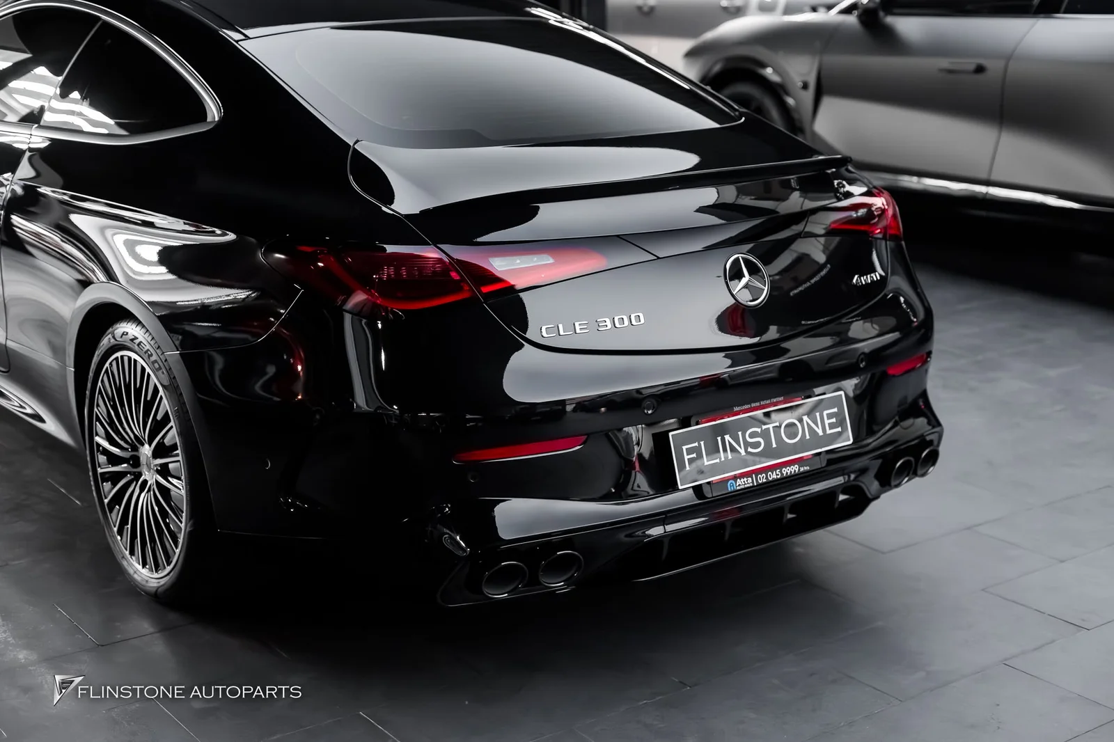 C236 CLE-Class Coupe CLE300 ติดตั้งชุดดิฟฟิวเซอร์ท้ายทรง CLE53 AMG