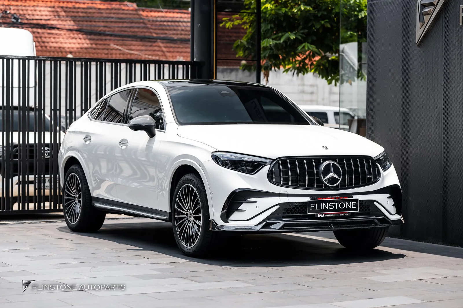 W254 GLC-Class ติดตั้งมือจับประตูคาร์บอนของแท้สำหรับ GLC-Class Coupe