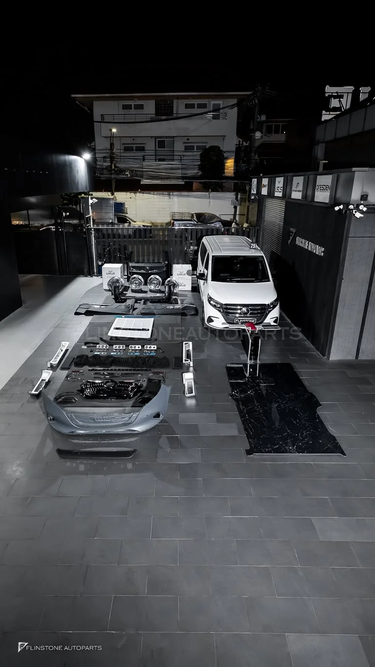 W447 V-Class Facelift — ชุดพาร์ทเตรียมติดตั้งแบบจัดเต็มสำหรับ Mercedes-Benz NEW V300