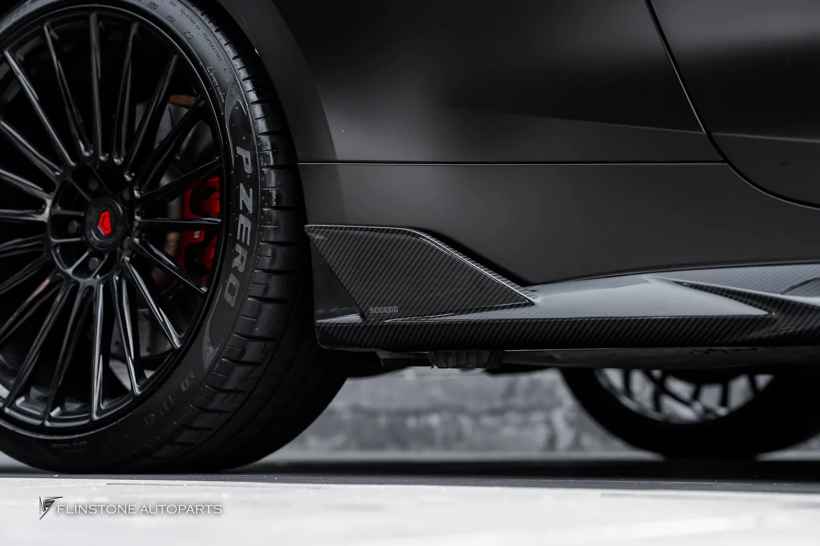 BMW G22 / G26 / G82 M4 — ติดตั้งสเกิร์ตข้างสำหรับ BMW G22 Series 4 ของแท้จาก SOQOO ชิ