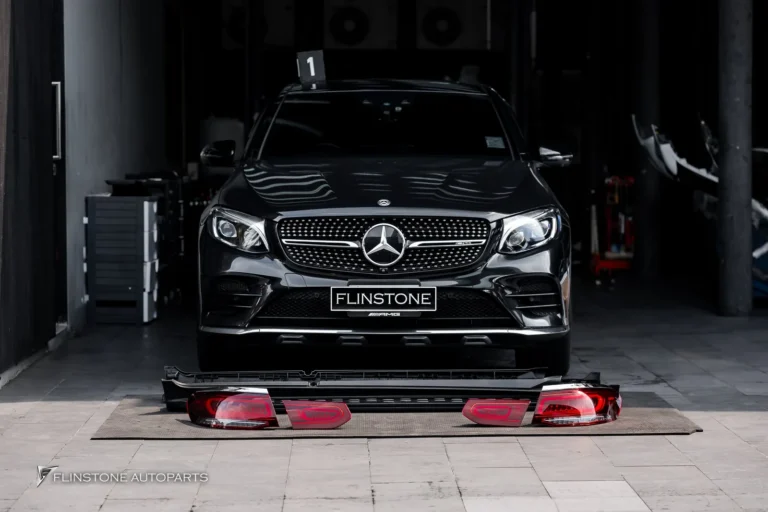 X253 GLC-Class Tail Light installation LED Facelift and black side steps for GLC-Class Coupe code W253