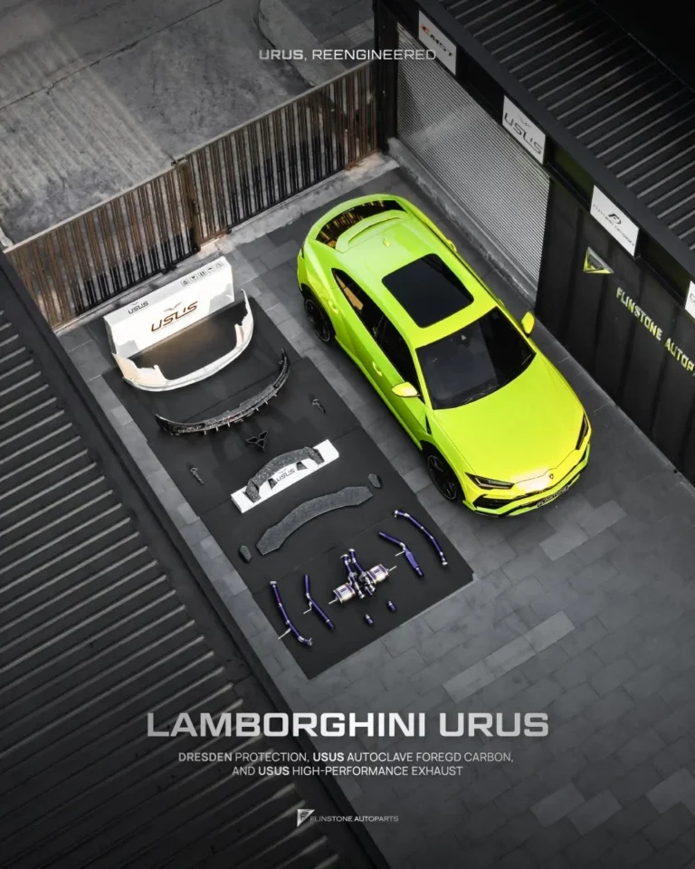 Lamborghini Urus: USUS Titanium Exhaust & Mansory Style Carbon Rear