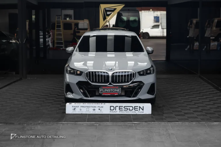 BMW i5 G60 came in for full-car clear paint protection film inside and out from DRESDENPROTECTION