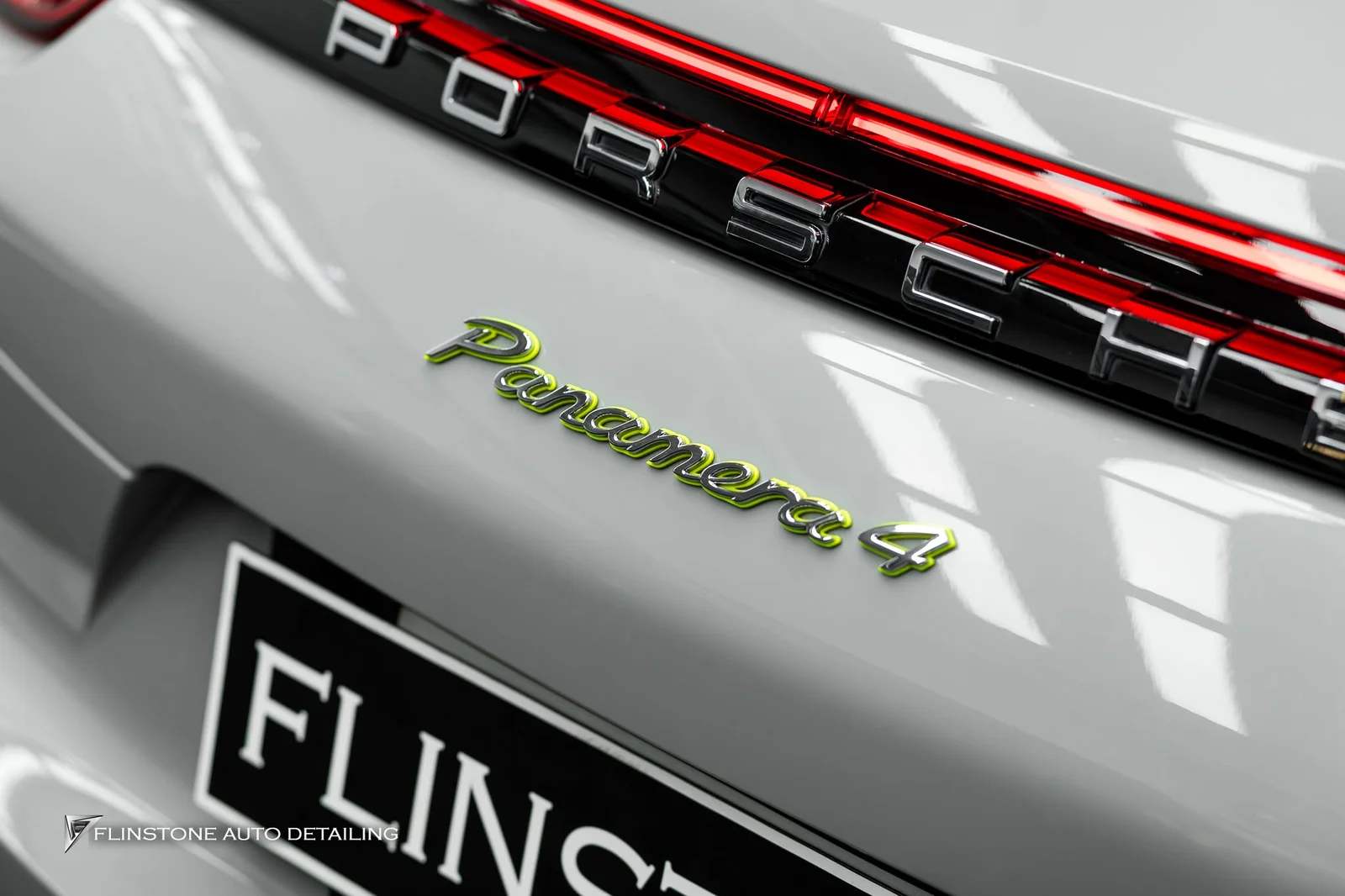 Porsche 971 Panamera the customer chose the colour Crayon using coloured protection film from