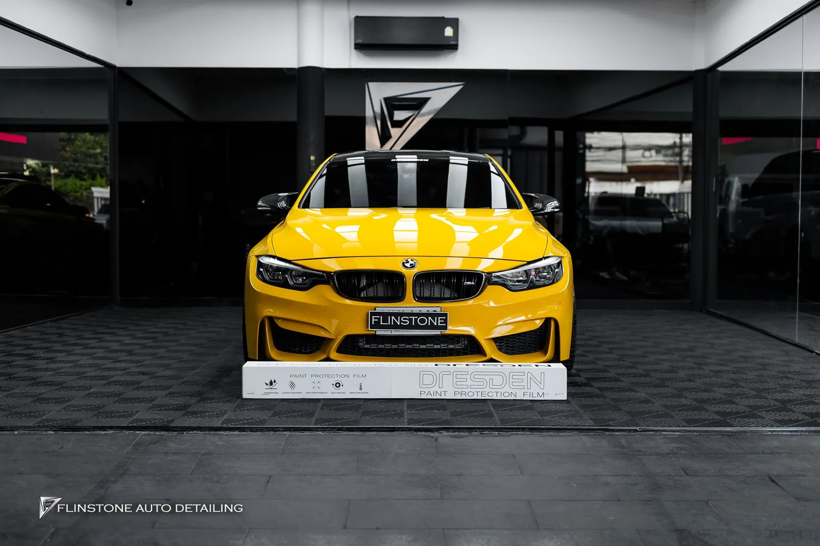 F32/F33/F36 BMW 4 Series — BMW F82 M4 chose clear paint protection film from DRESDENPROTECTION (