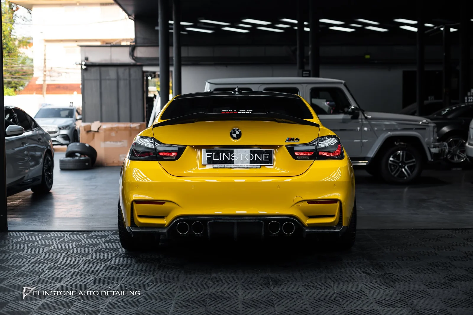 F32/F33/F36 BMW 4 Series — BMW F82 M4 chose clear paint protection film from DRESDENPROTECTION (
