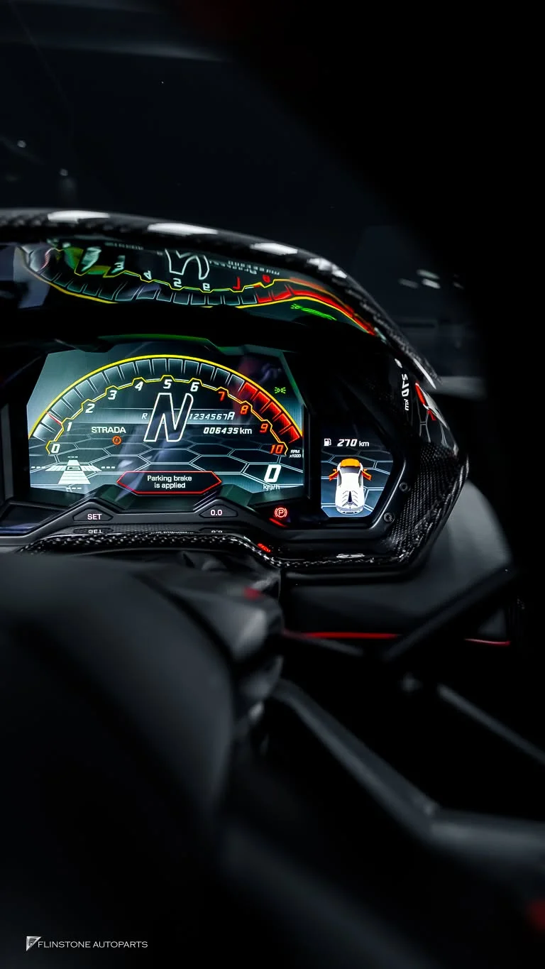 instrument cluster upgrade Aventador turned into SVJ this job includes both system and parts work