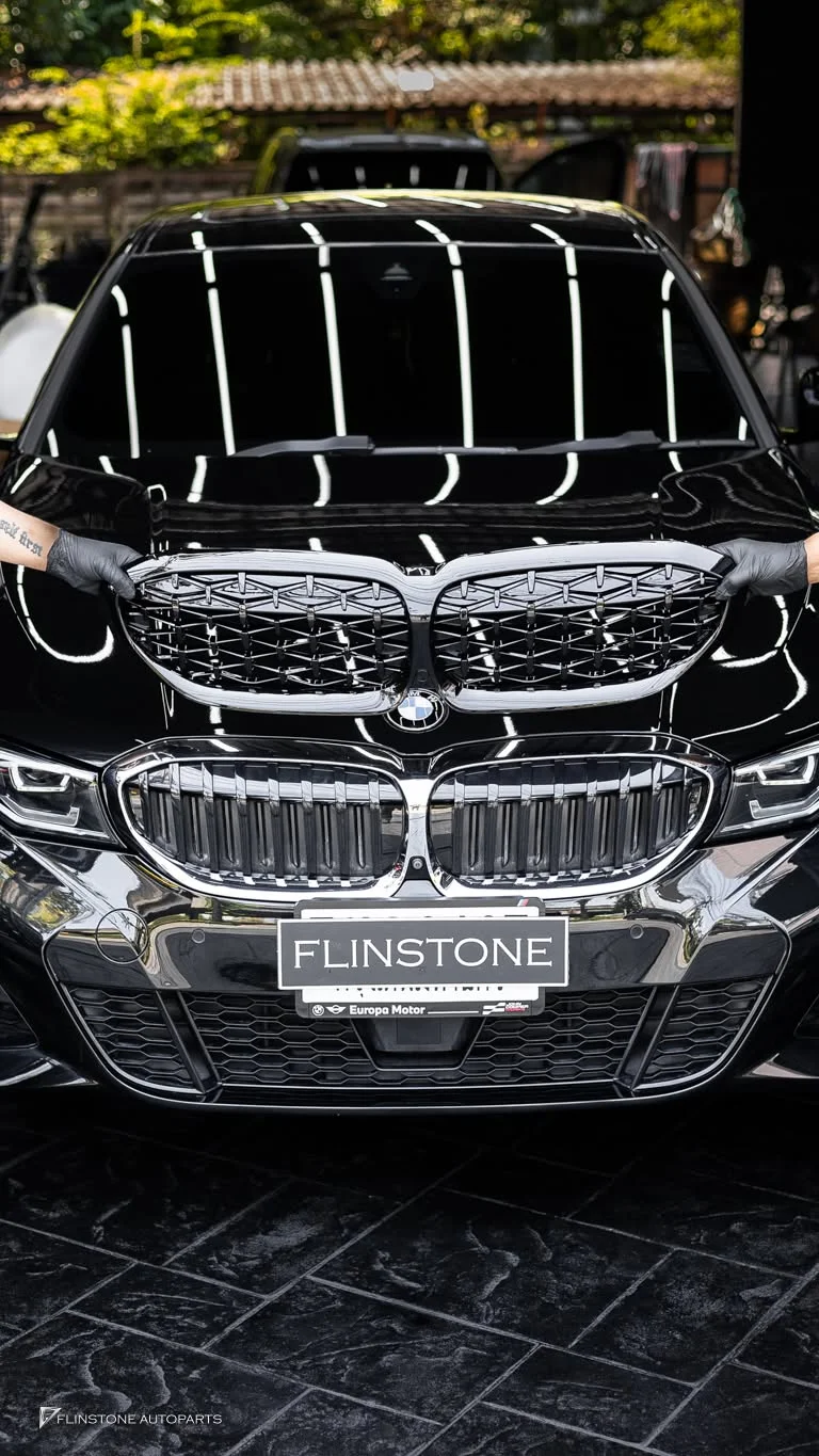 BMW G20 Series 3 2025 — กระจังหน้าทรง Diamond สีดำ สำหรับ BMW G20 Series 3 BMW G20 S