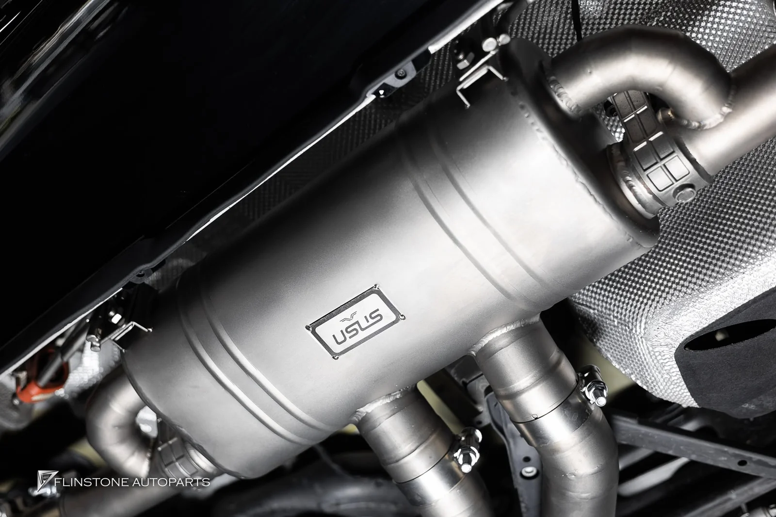 Audi Q8 ติดตั้งชุดท่อไอเสีย USUS Titanium Exhaust วัสดุไทเทเนียม