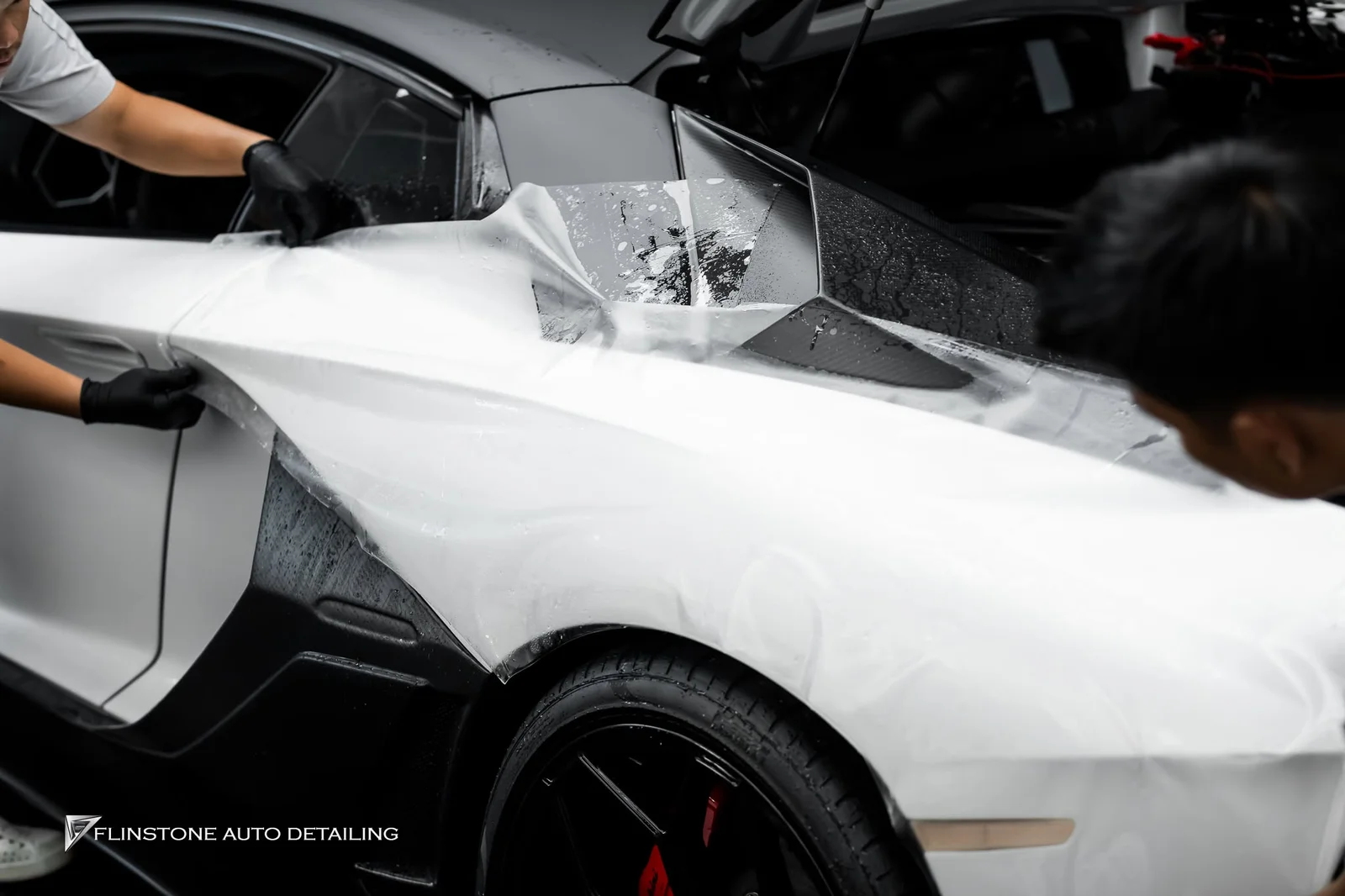 the ultimate in aggression with Lamborghini Aventador fully kitted out with body kit SVJ Full Body