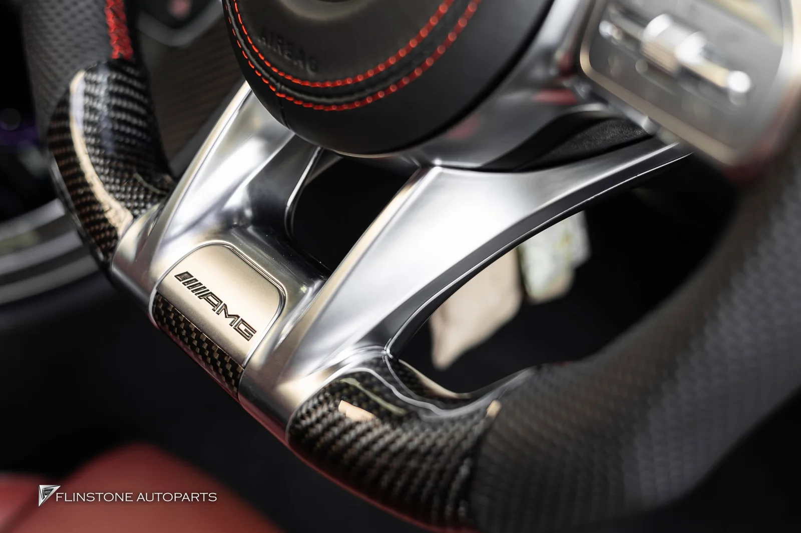 W205/C205 C-Class carbon steering wheel change AMG for W205 C-Class – Carbon Fiber