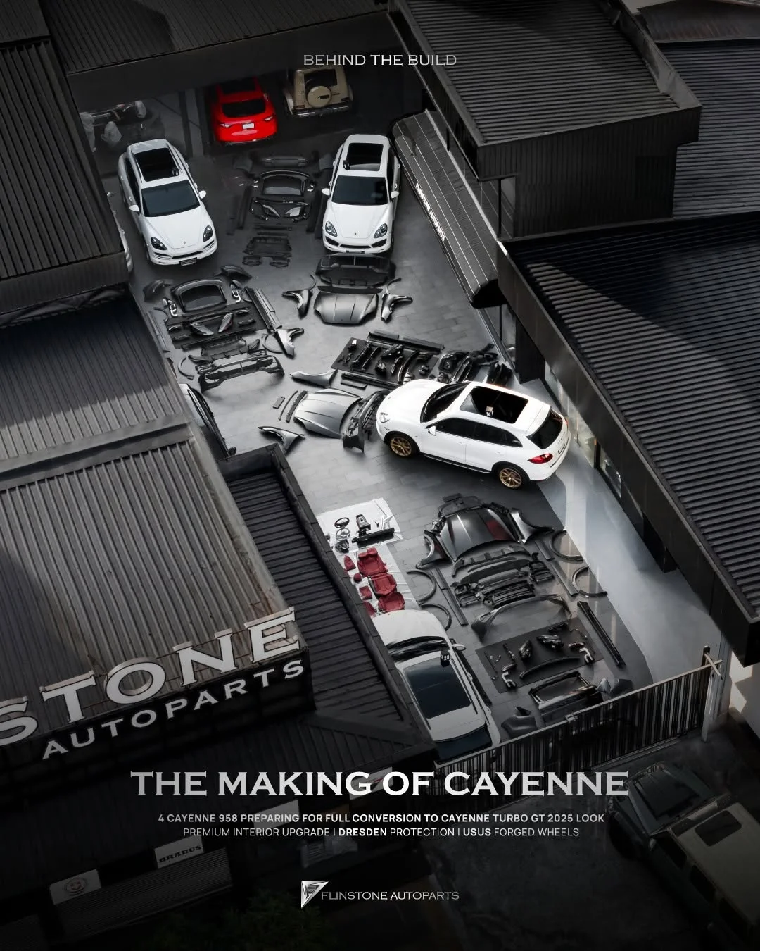 PORSCHE Cayenne 958 — One is never enough. Multiple Cayenne 958s stepping into the