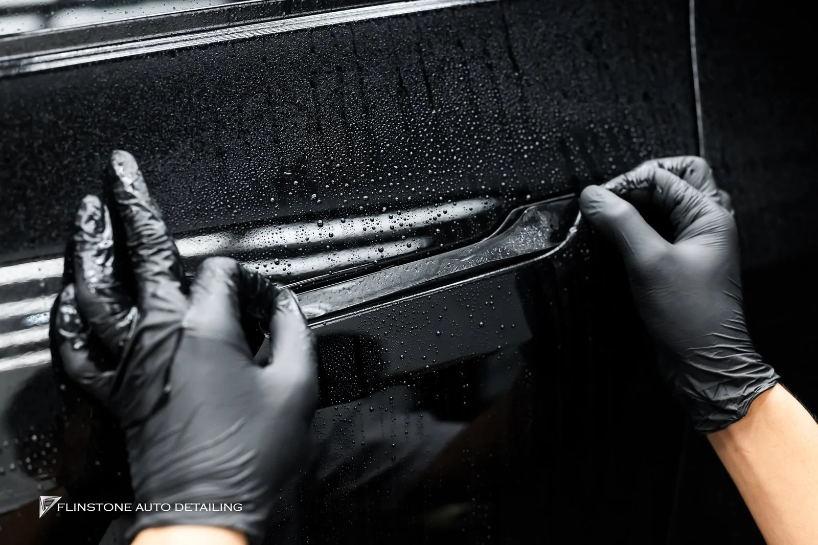 Tesla Model Y Juniper the newest car chose to protect the paint with clear paint protection film from