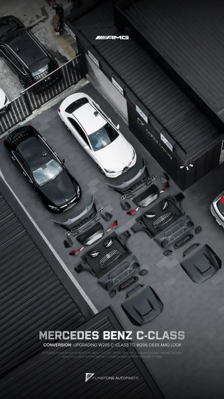 W205 2015-2022 converted to W206 C63 AMG 2024 — upgrade project W205 C-Class is W206 C63s