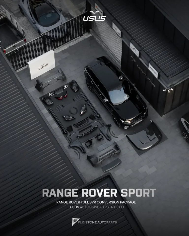 all parts lined up ready to fit change RANGE ROVER SPORT 2014 looking newer