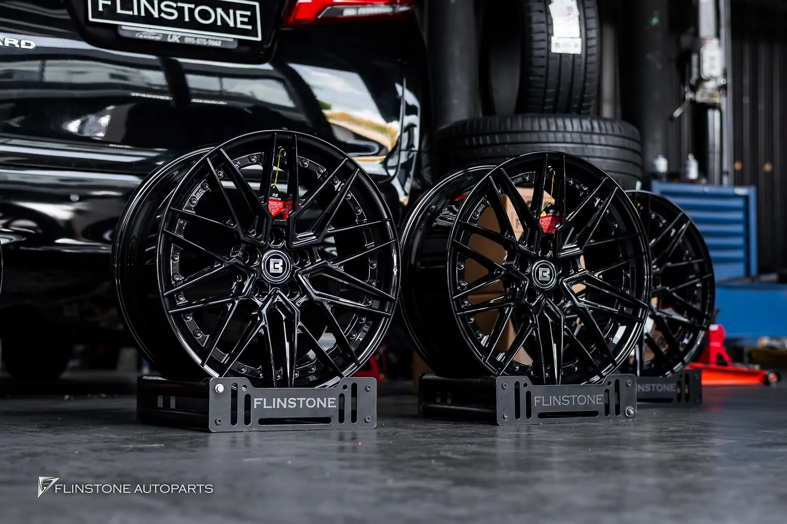 TOYOTA Alphard 30 เลือกติดตั้งล้อ BC Forged สีดำเงาทั้งวง