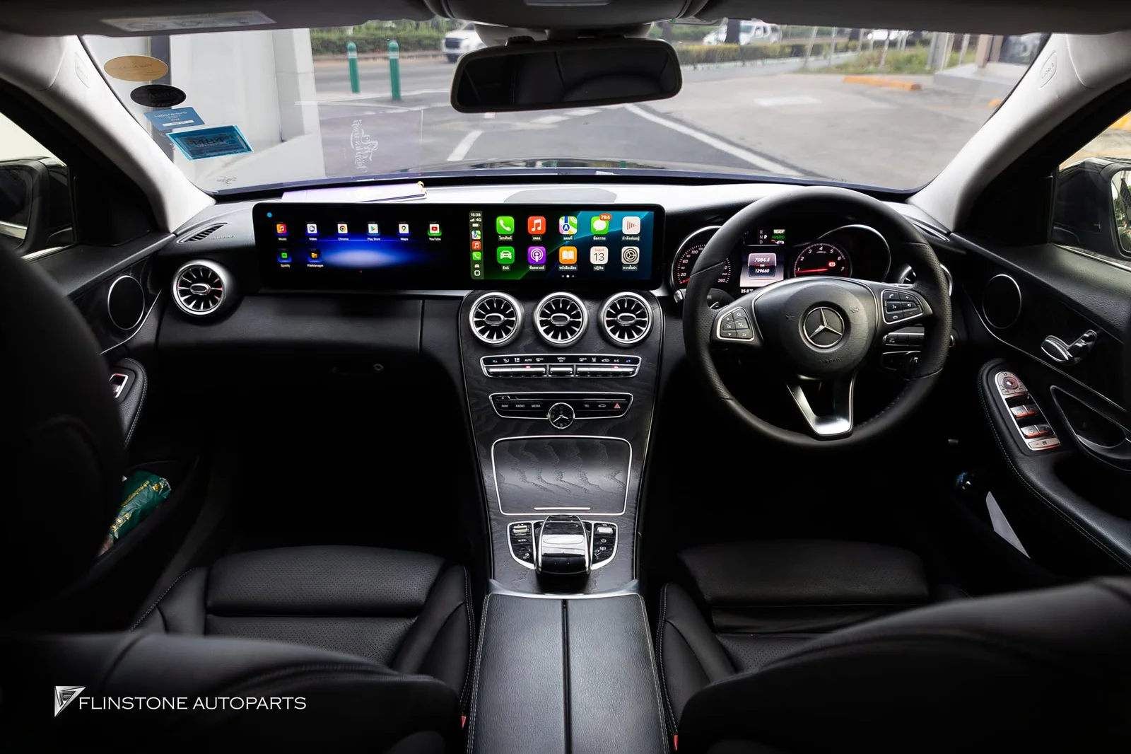 W205 C205 C-Class 2024 จอ DUAL SCREEN สำหรับ W205 C-Class ติดตั้งกันทุกวัน สวยจริงๆครับ