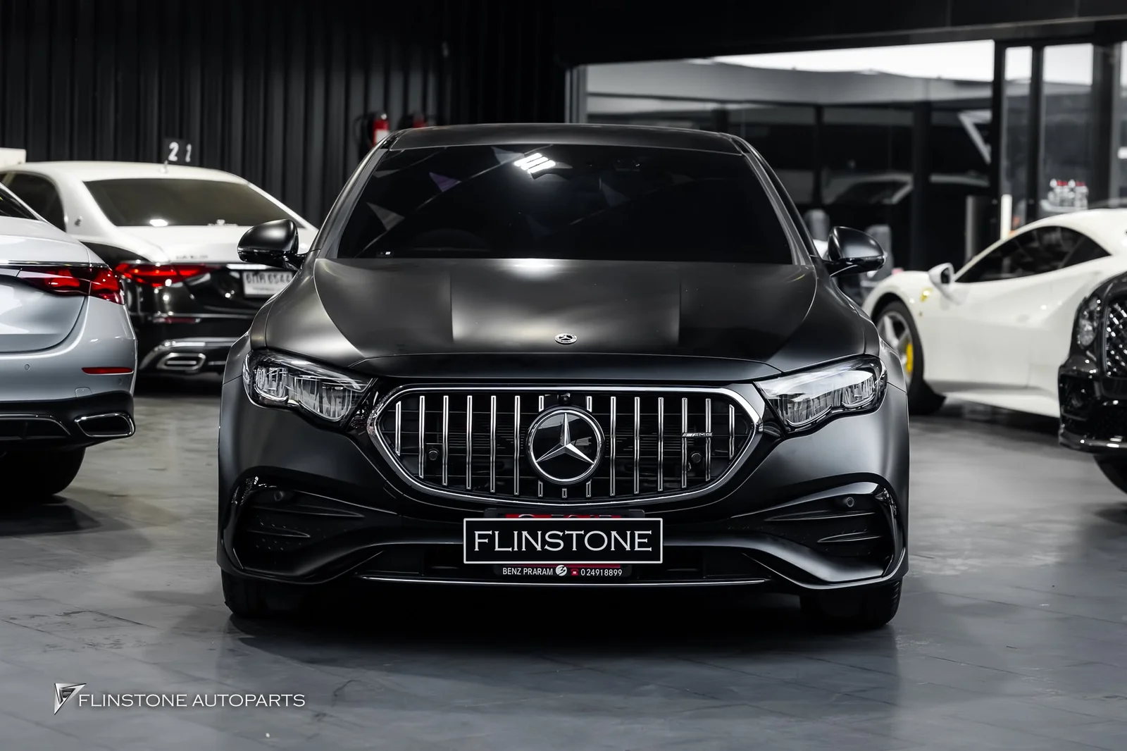 W214 E-Class ลูกค้าเลือกอัปเกรดกระจังหน้าทรง GT (E53 AMG) รุ่นใหม่ล่าสุด ที่มาพร้อมไฟ LED