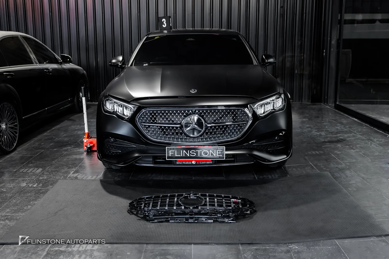 W214 E-Class ลูกค้าเลือกอัปเกรดกระจังหน้าทรง GT (E53 AMG) รุ่นใหม่ล่าสุด ที่มาพร้อมไฟ LED