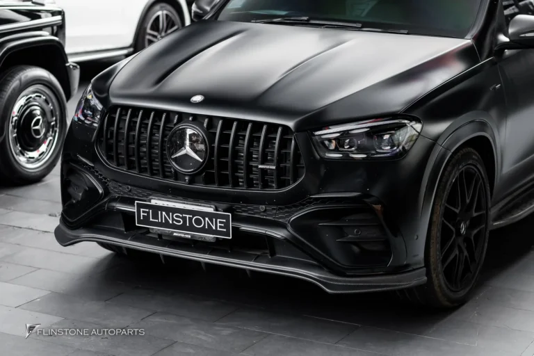 W167 GLE-Class — GLE-Class Facelift ติดตั้งลิ้นหน้าคาร์บอนทรง LD และกระจกมองข