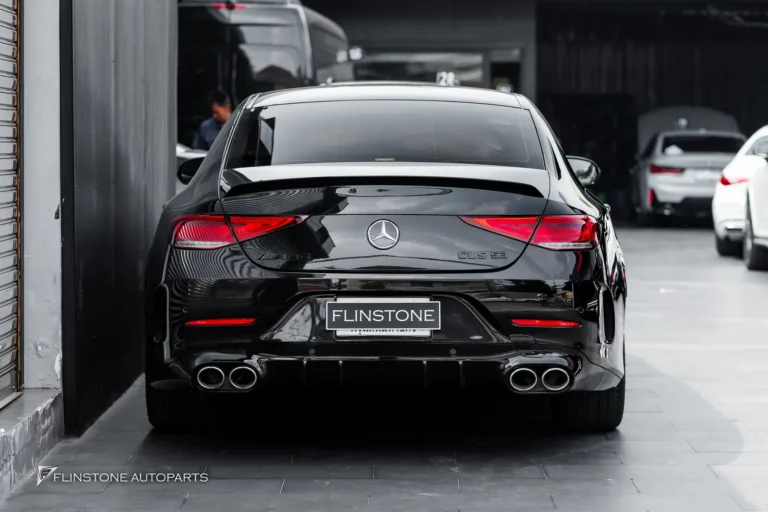 C257 CLS-Class Coupe ติดตั้งดิฟฟิวเซอร์ CLS53 AMG สีดำเงา