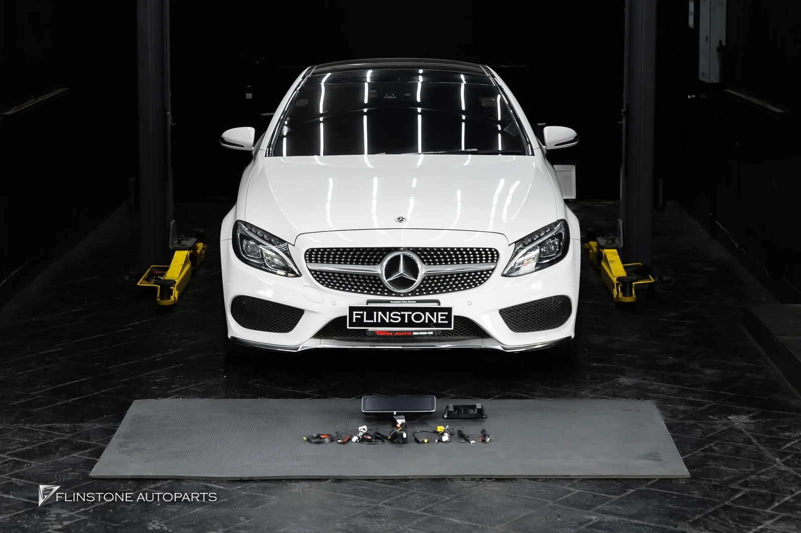 W205 C205 C-Class 2024 — entertainment upgrade in Mercedes-Benz W205 C-Class with the installation