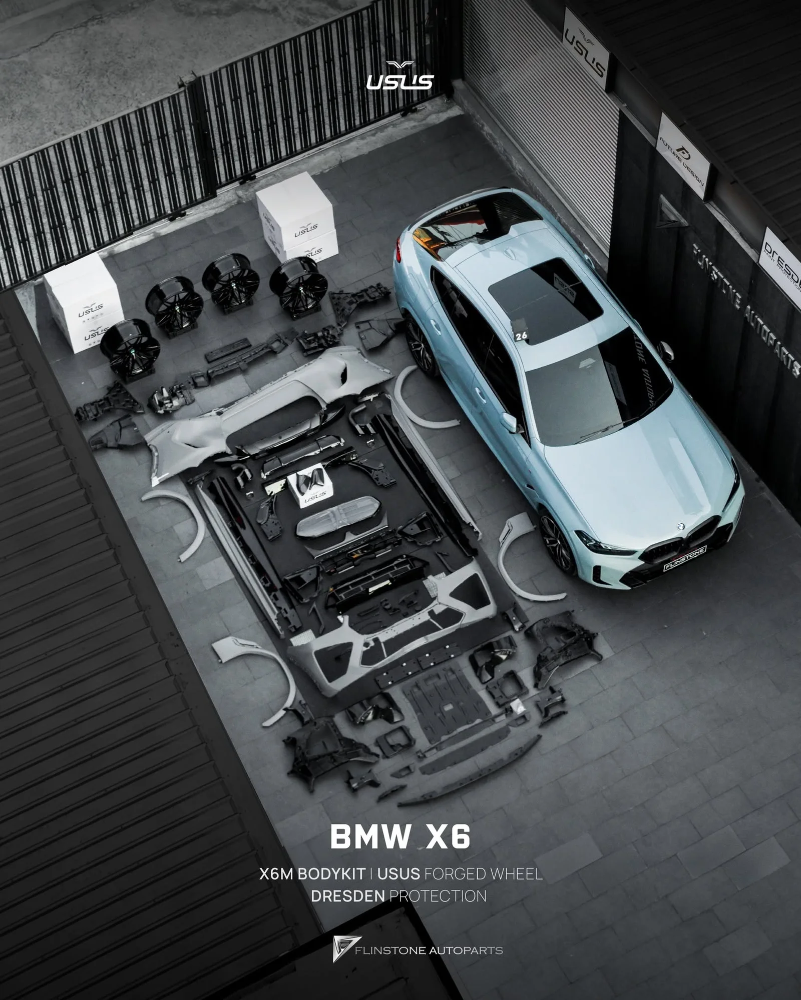 The Next Level of BMW X6 G06” คันนี้ที่เข้ามาเตรียมอัปเกรดเป็นตัวท็อป X6M LCI