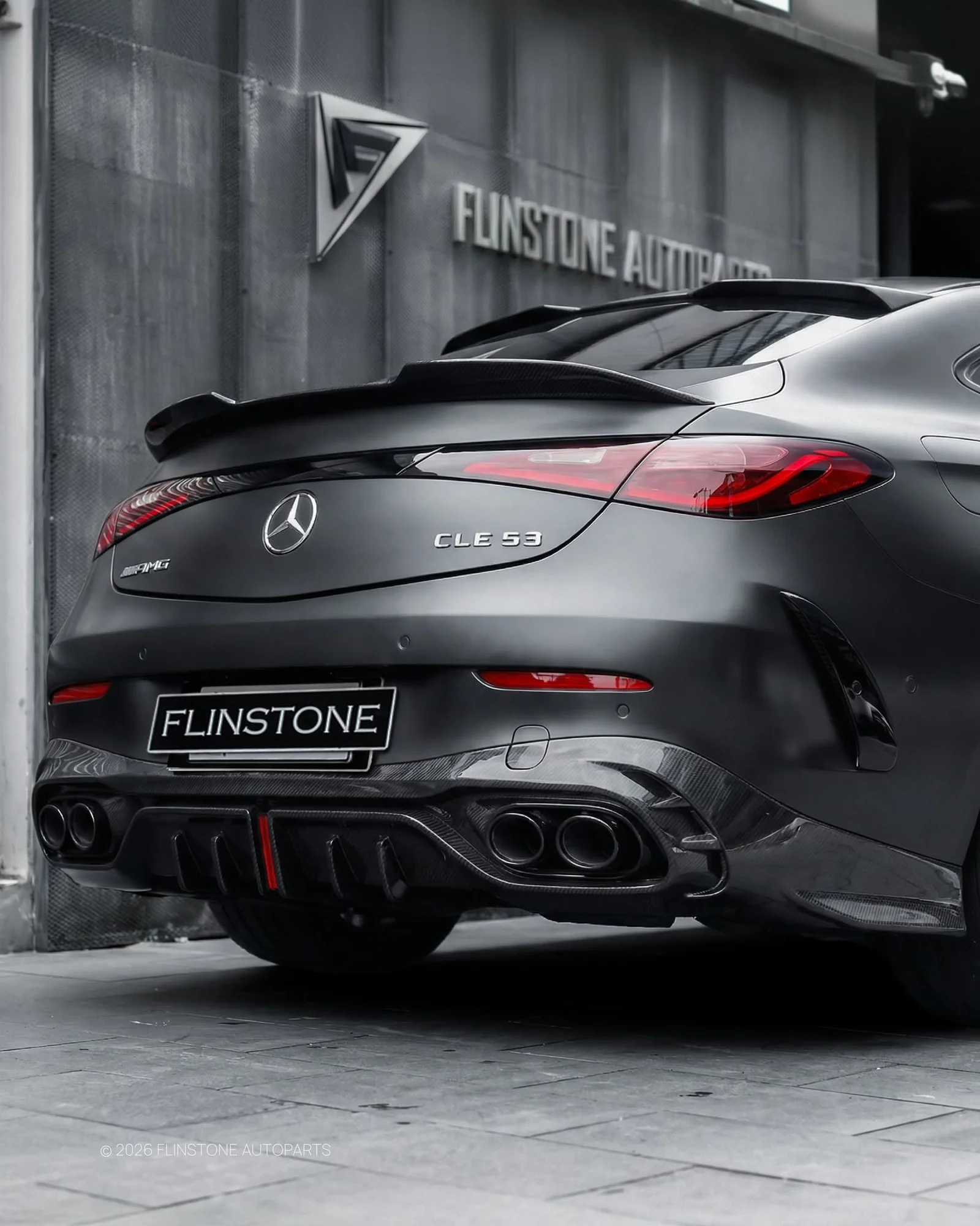 C236 CLE-Class Coupe ชุดแต่งด้านท้ายสุดเท่สำหรับ CLE53 AMG จากแบรนด์ SOOQOO