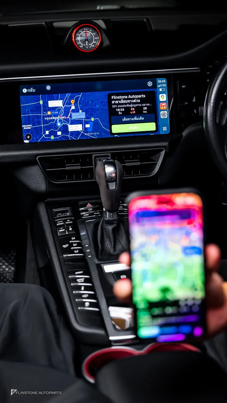 PORSCHE MACAN 95B เปลี่ยนจอ Android Dual Screen